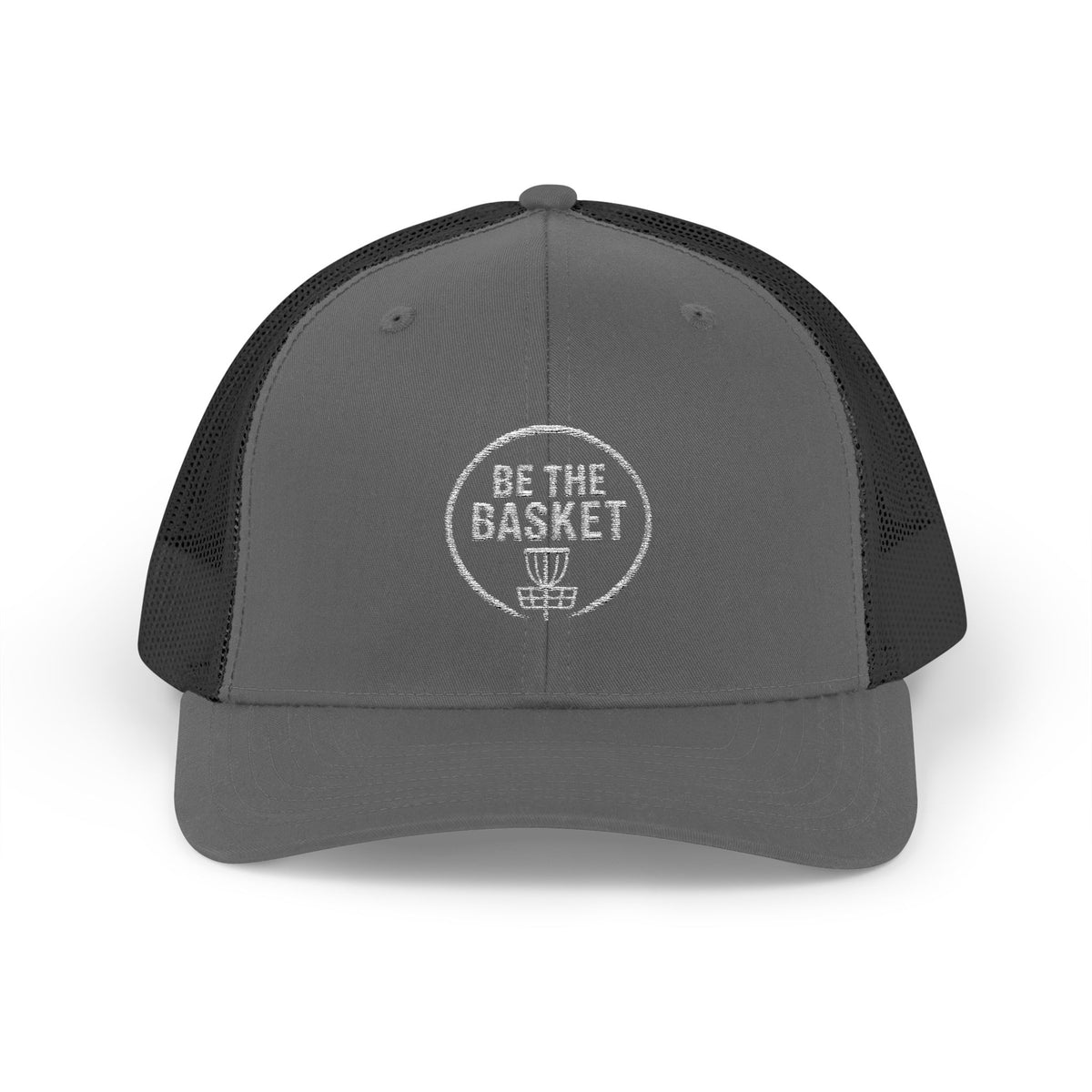 BE THE BASKET - 6606 Snapback Trucker Cap — Vintage Disc Golf Hat