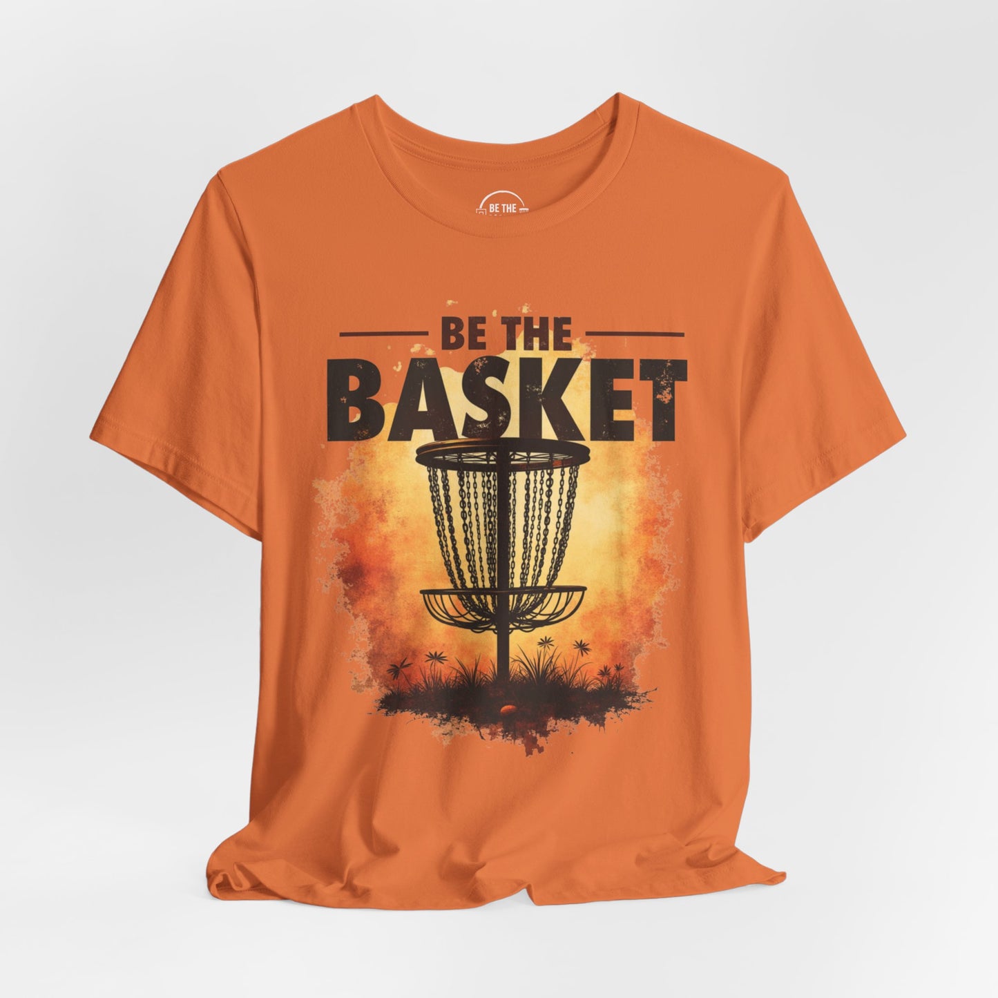 BE THE BASKET Disc Golf Basket Fall Colors, Disc Golf Unisex T-Shirt