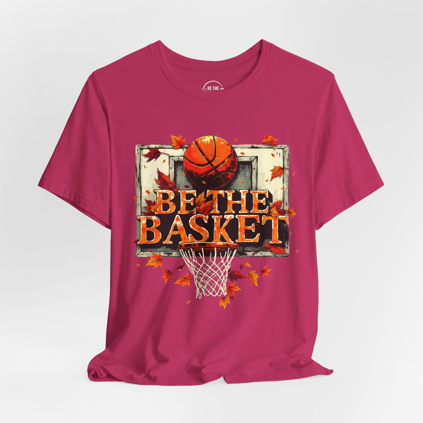 BE THE BASKET Basketball Fall Design 7, Basketball Unisex T-Shirt