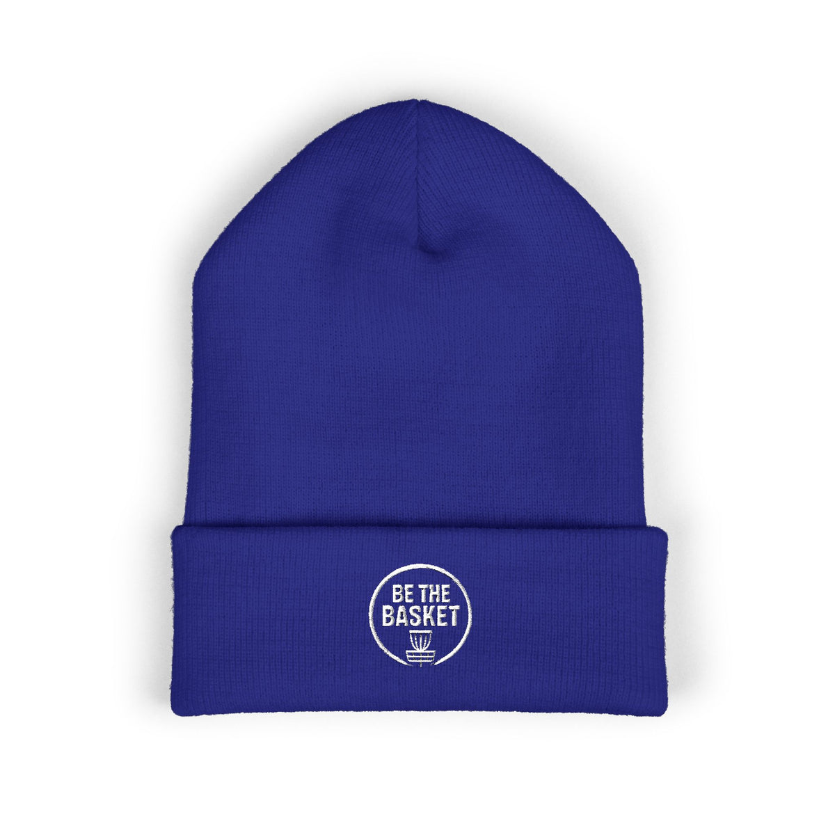 BE THE BASKET Disc Golf Logo Embroidered Beanie