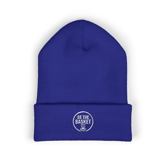 BE THE BASKET Disc Golf Logo Embroidered Beanie