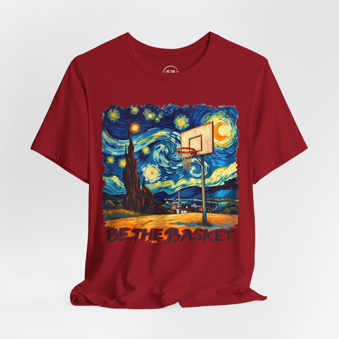 BE THE BASKET Basketball VG4 - Unisex Basketball T-Shirt