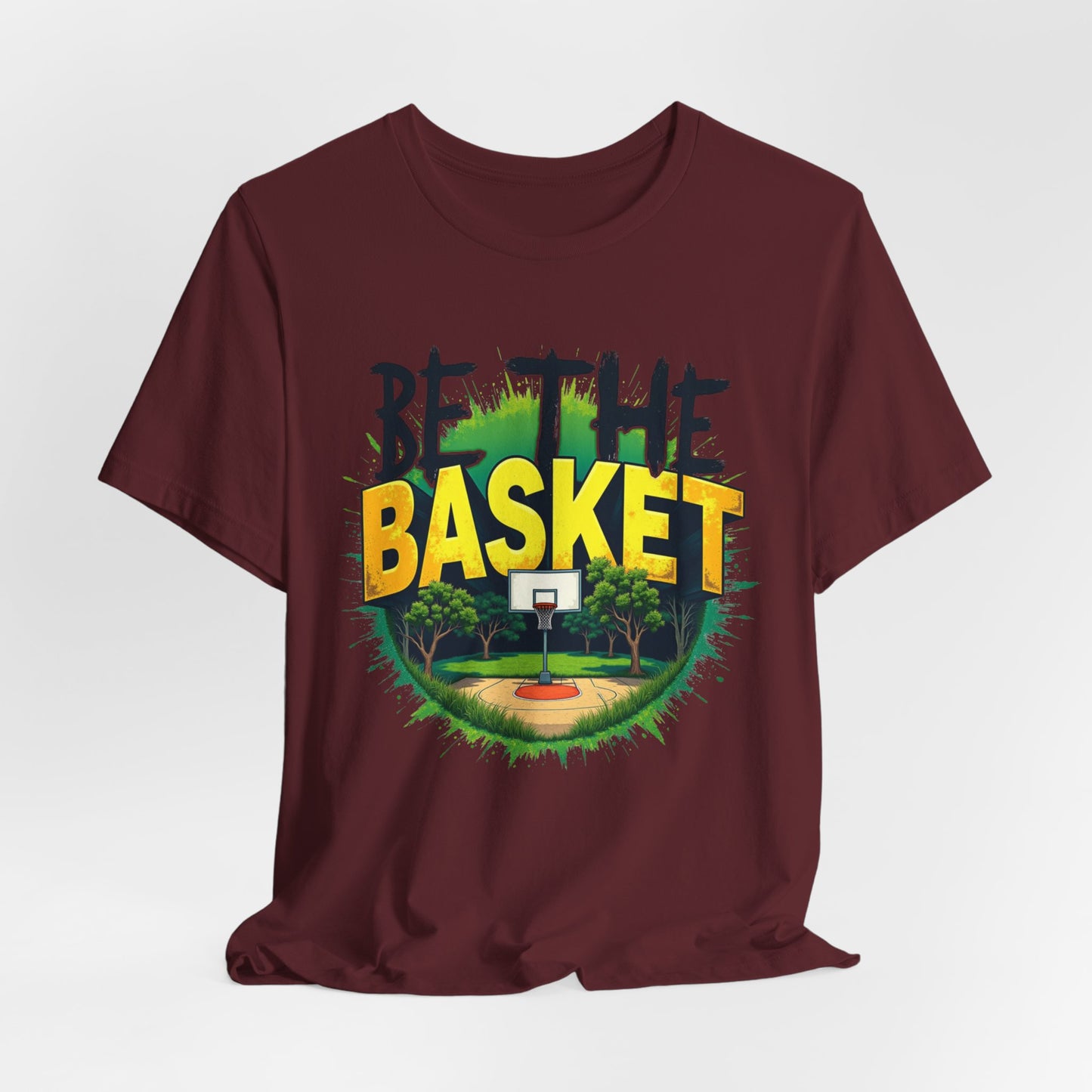 BE THE BASKET Basketball Outdoor Court 2 Unisex T-Shirt, Basketball Shirt