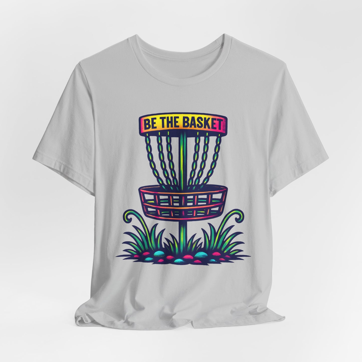 BE THE BASKET Disc Golf Basket Tatoo, Unisex T-Shirt, Disc Golf Shirt