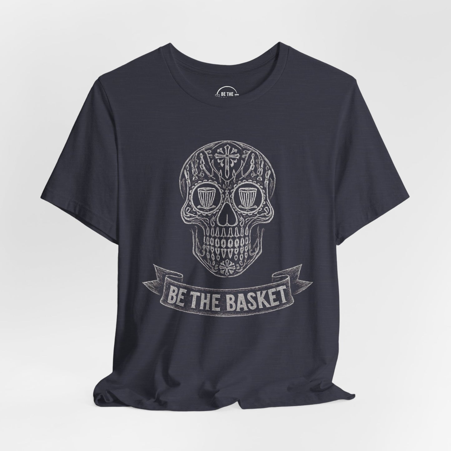 BE THE BASKET Disc Golf Halloween Design 27, Disc Golf Unisex T-Shirt