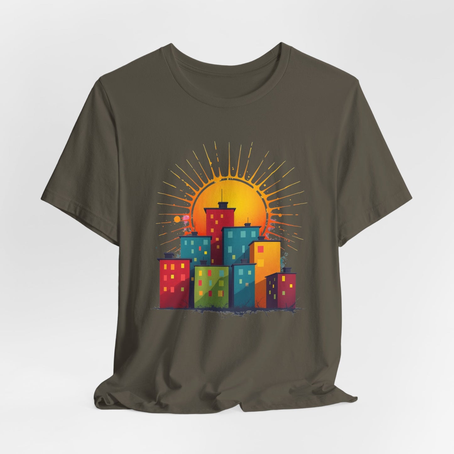 Sunny City Design Unisex T-Shirt, Happy Feel-Good Shirt