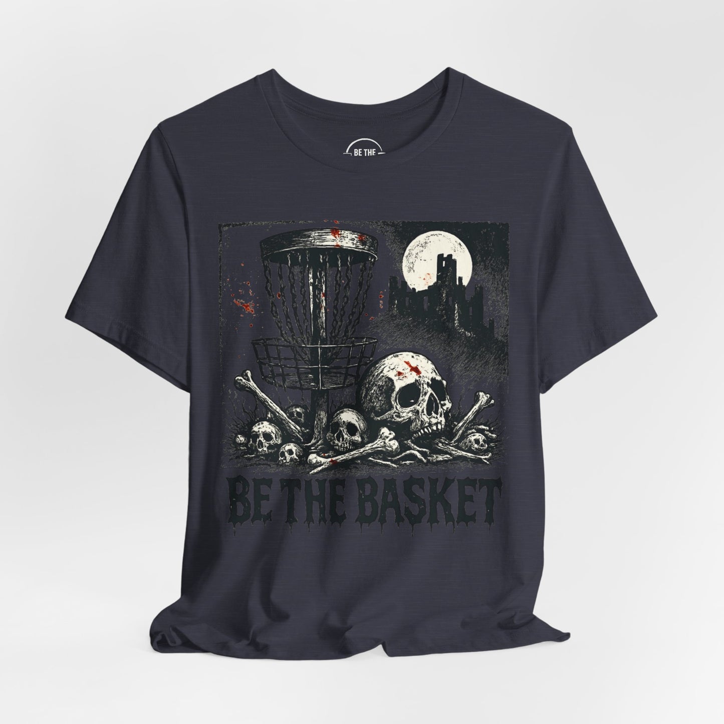 BE THE BASKET Disc Golf Halloween Design 6, Disc Golf Unisex T-Shirt