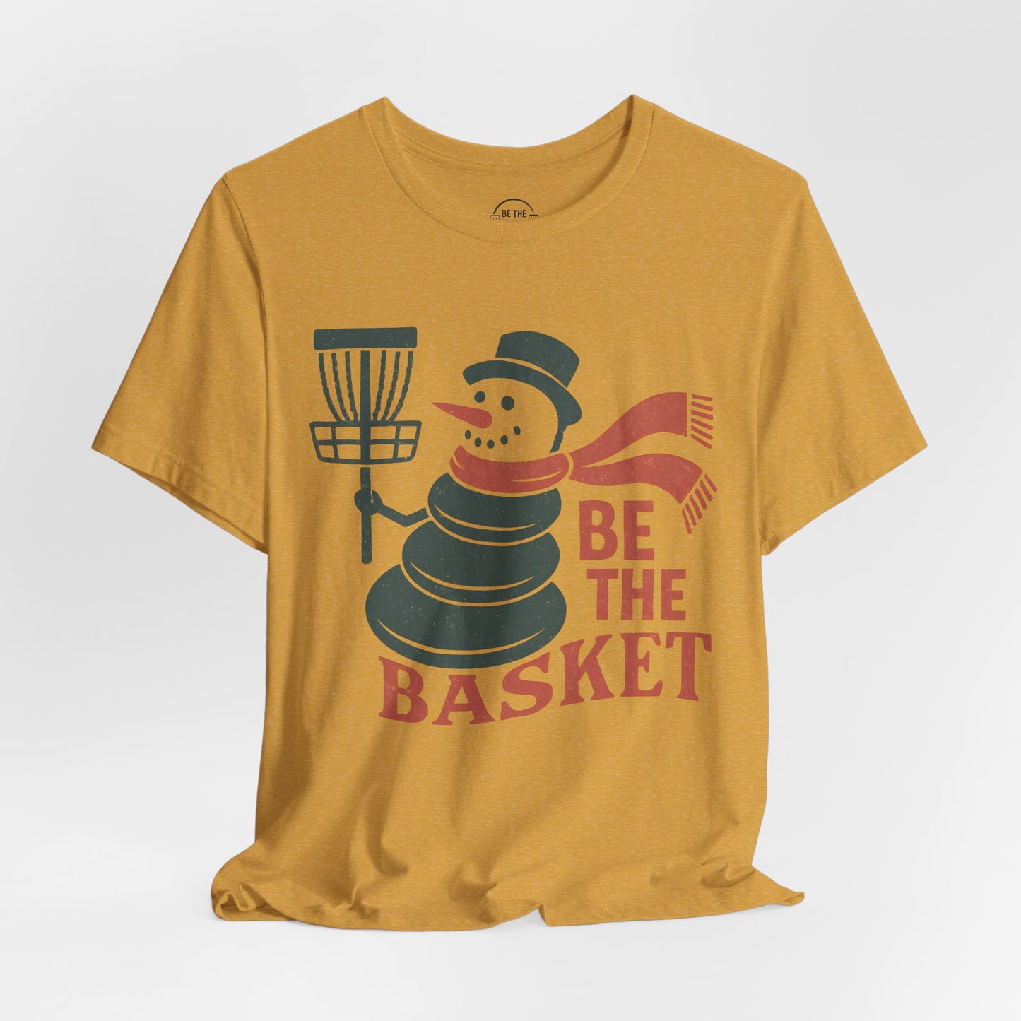BE THE BASKET Disc Golf Christmas 4 - Disc Golf T-Shirt