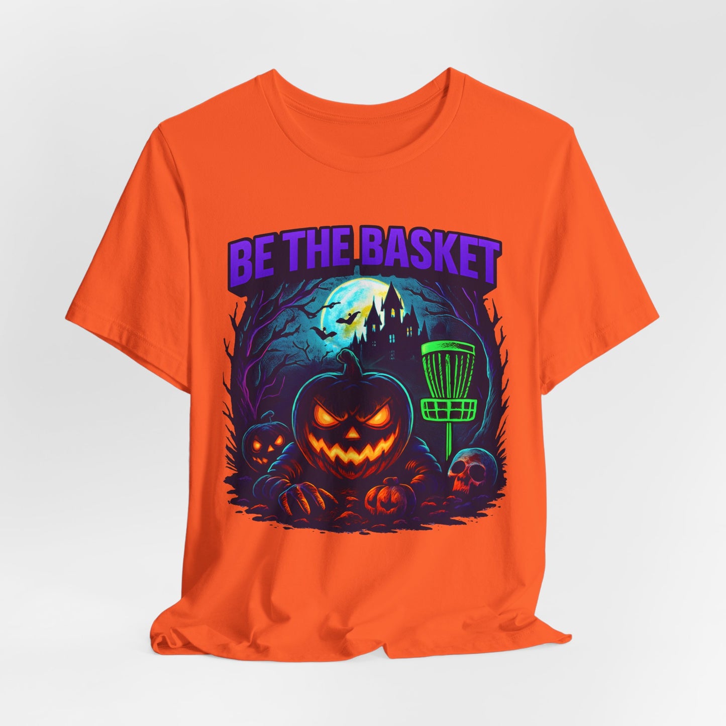BE THE BASKET Disc Golf Halloween 4, Disc Golf Unisex T-Shirt