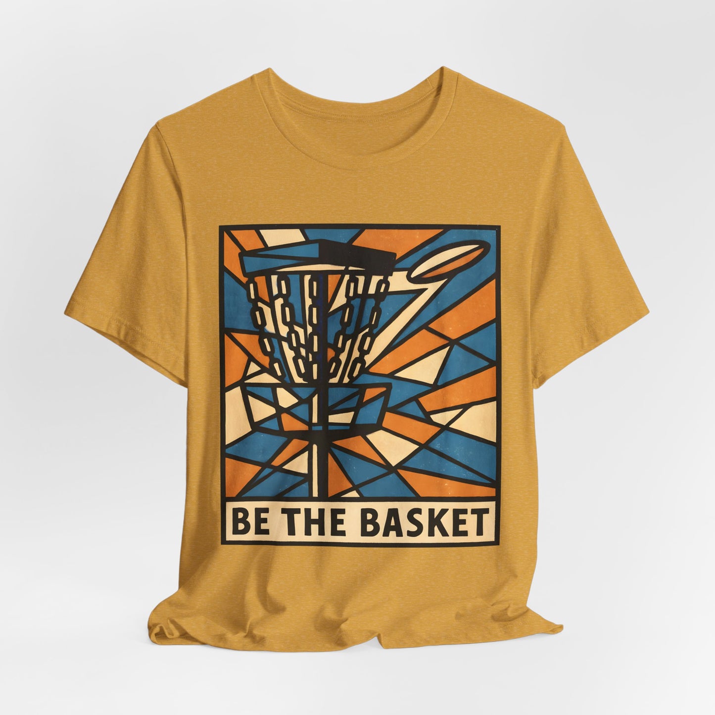 BE THE BASKET Disc Golf Basket Abstract 7, Unisex T-Shirt
