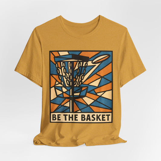 BE THE BASKET Disc Golf Basket Abstract 7, Unisex T-Shirt