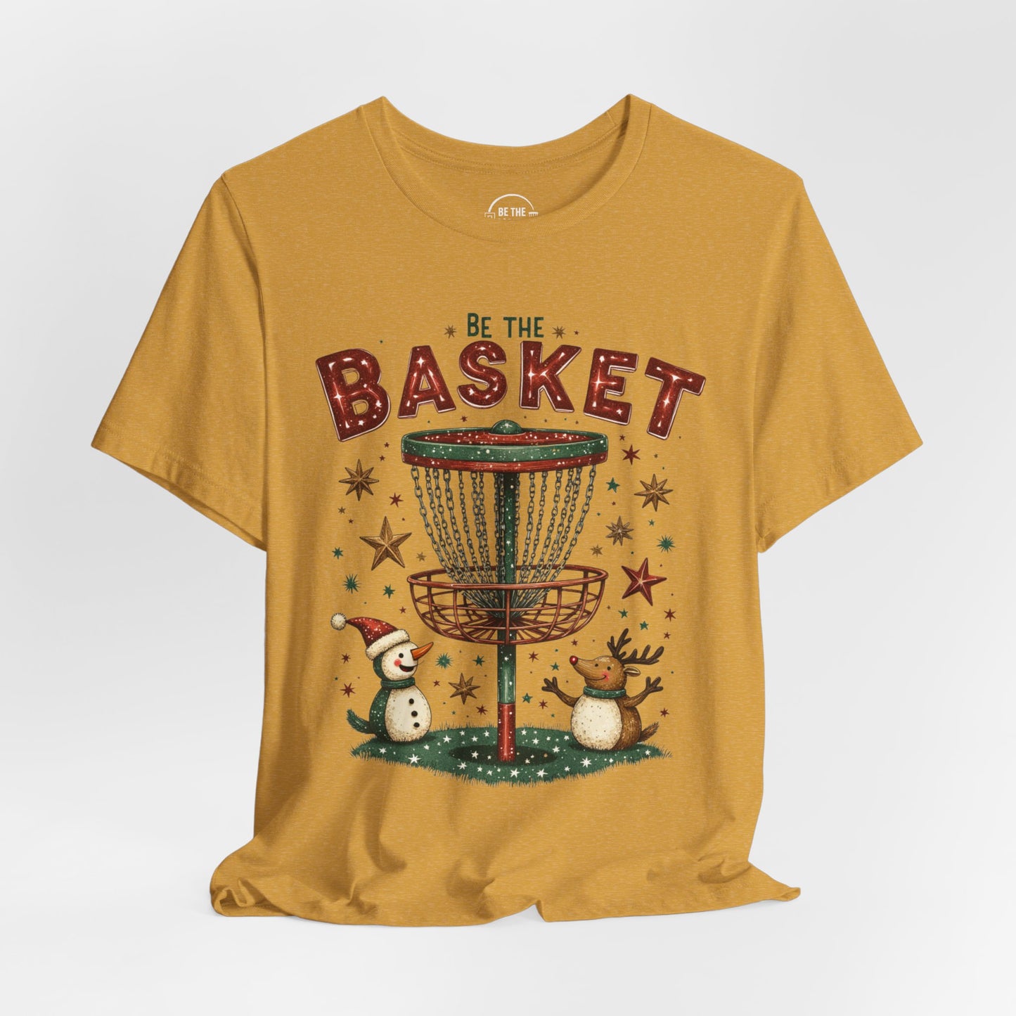 BE THE BASKET Disc Golf Christmas 9 - Disc Golf Unisex T-Shirt