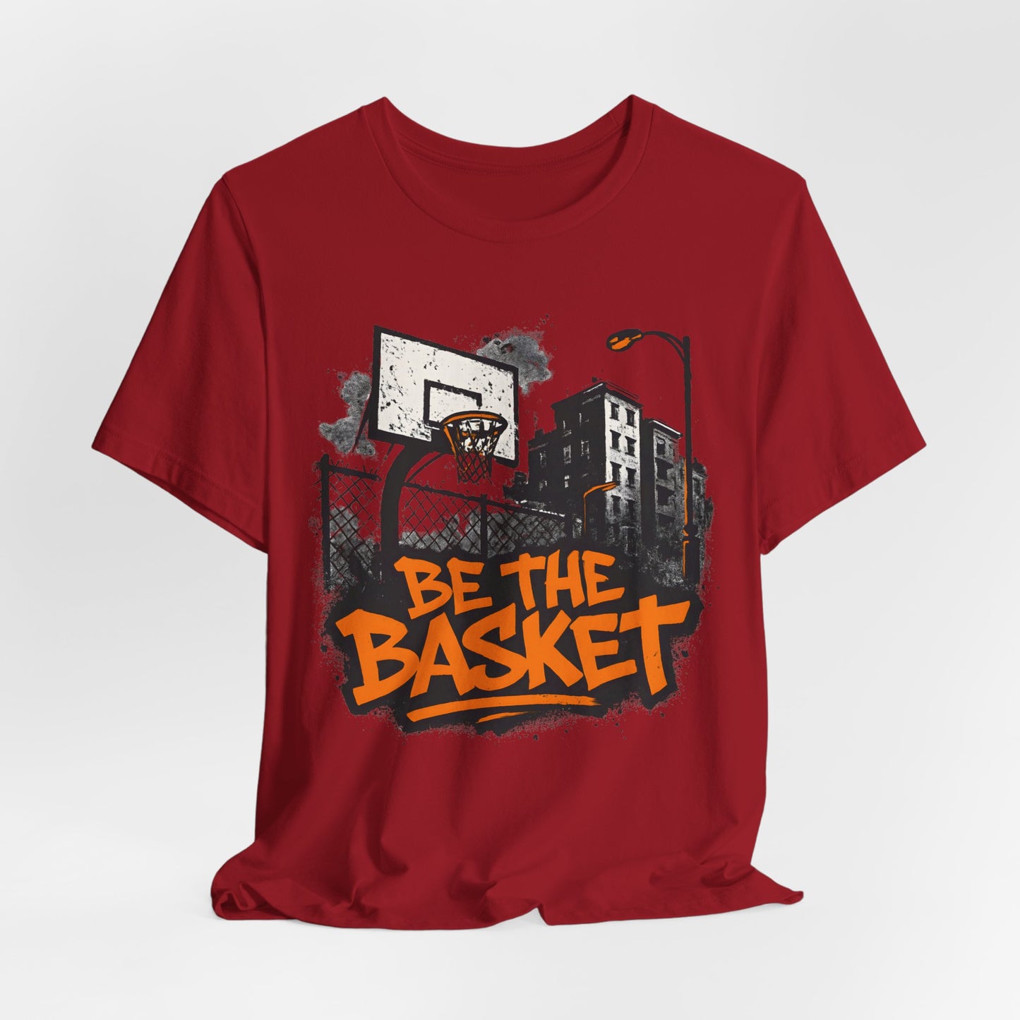 BE THE BASKET Basketball City Graffiti 3, Unisex T-Shirt, Disc Golf Shirt