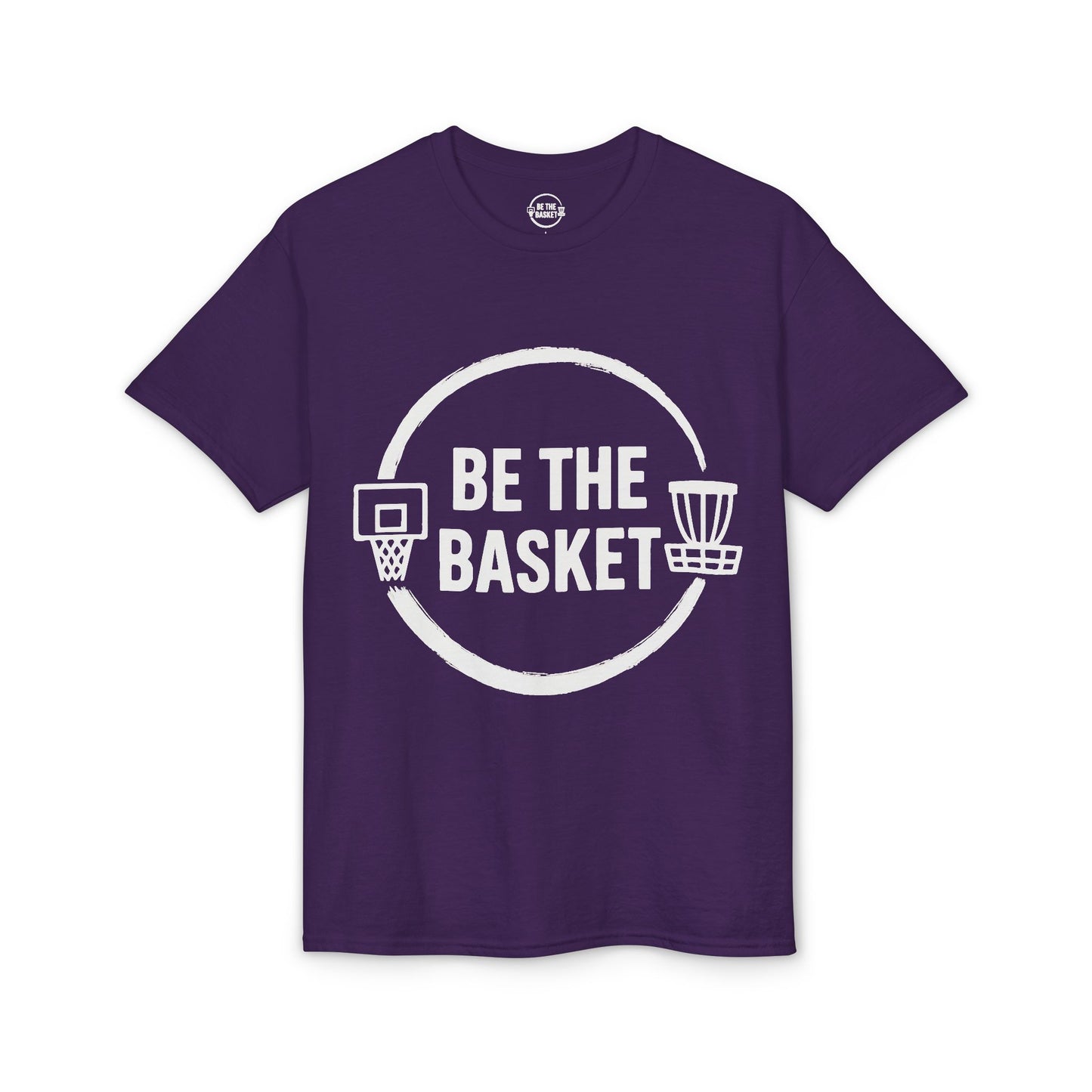 BE THE BASKET White Logo Gear - Dry Blend T-shirt