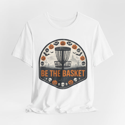 BE THE BASKET Disc Golf Halloween Design 21, Disc Golf Unisex T-Shirt