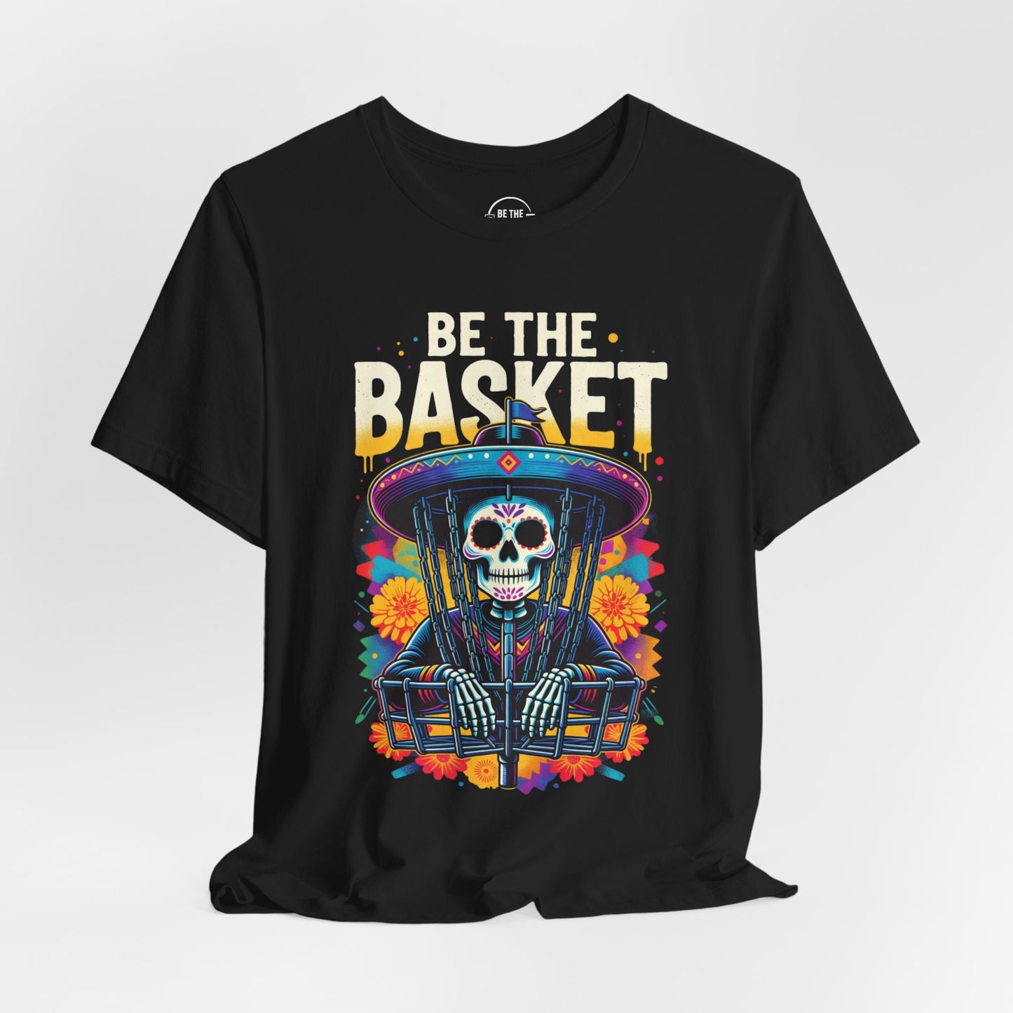 BE THE BASKET Cino De Disc Golf 2 - Unisex Disc Golf T-Shirt