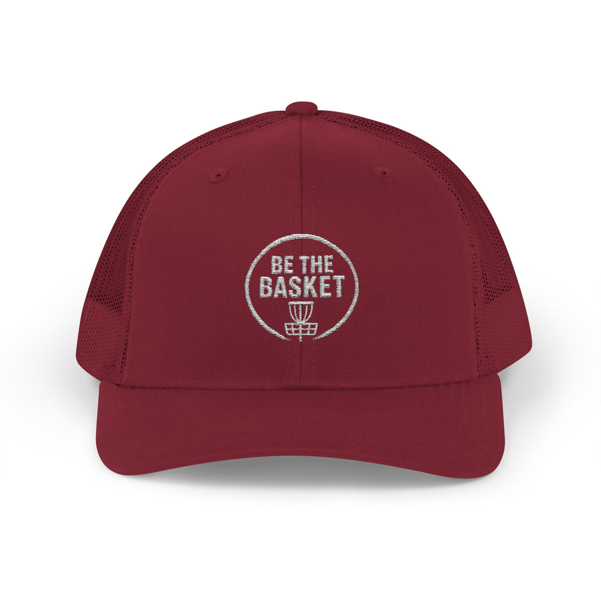 BE THE BASKET - 6606 Snapback Trucker Cap — Vintage Disc Golf Hat