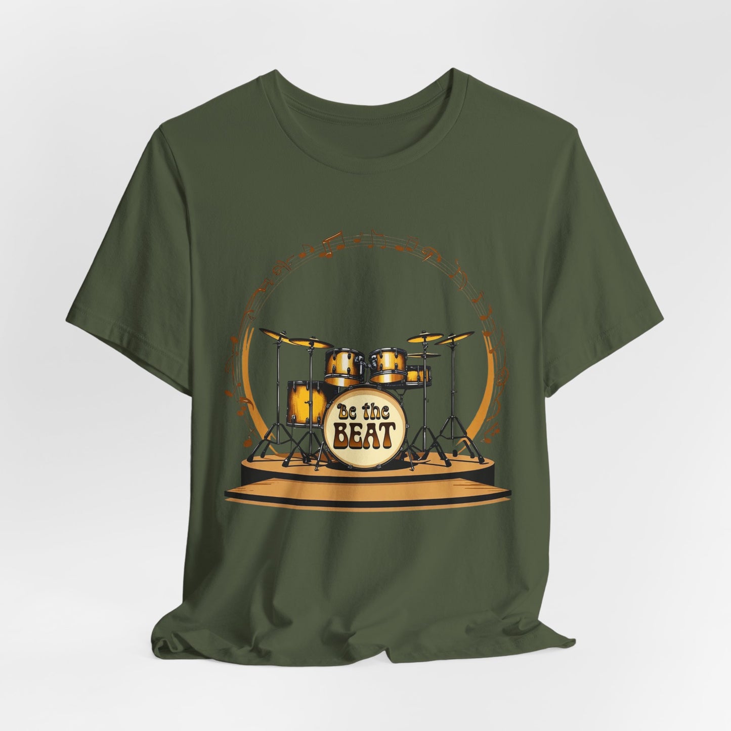 BE THE BEAT Drums 70s Design - Drummer Unisex T-Shirt