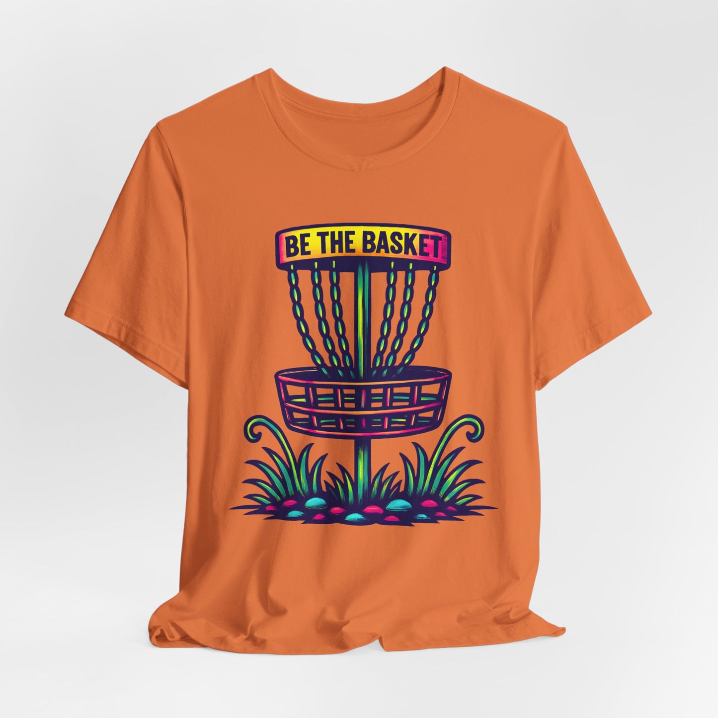 BE THE BASKET Disc Golf Basket Tatoo, Unisex T-Shirt, Disc Golf Shirt