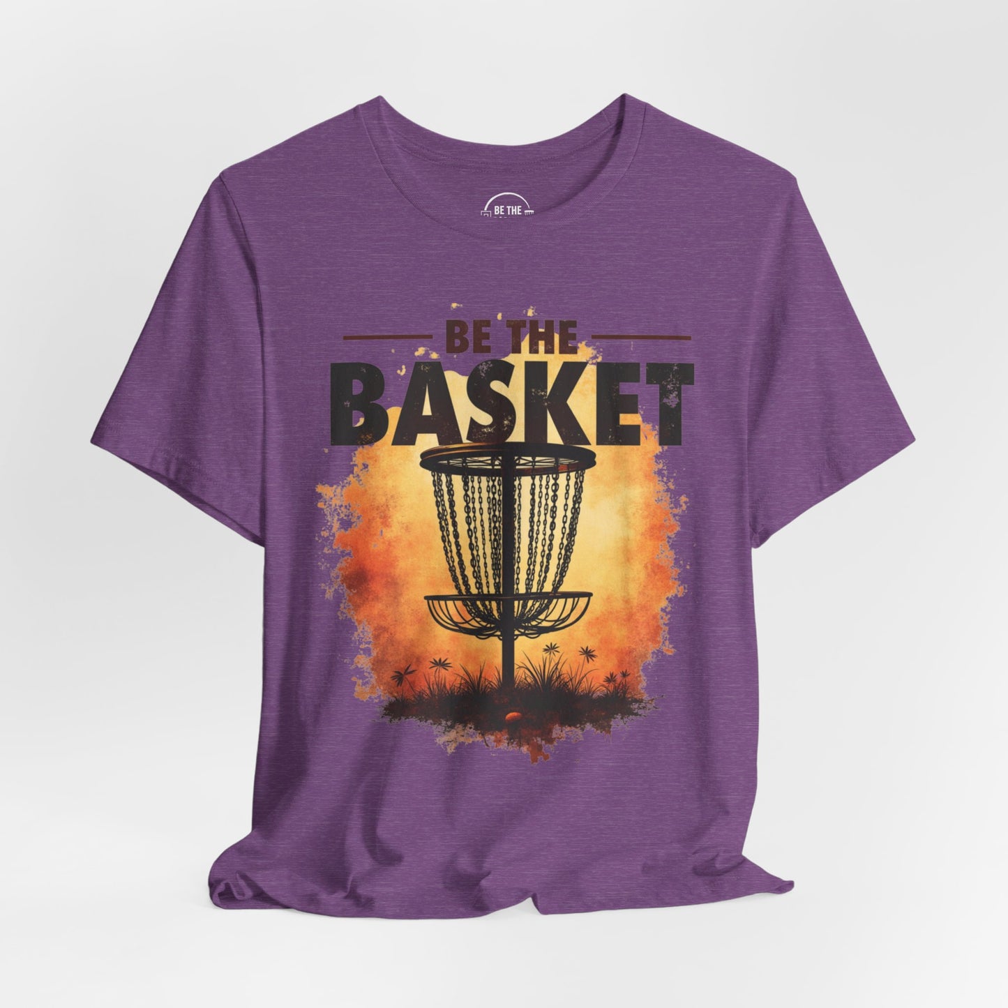 BE THE BASKET Disc Golf Basket Fall Colors, Disc Golf Unisex T-Shirt