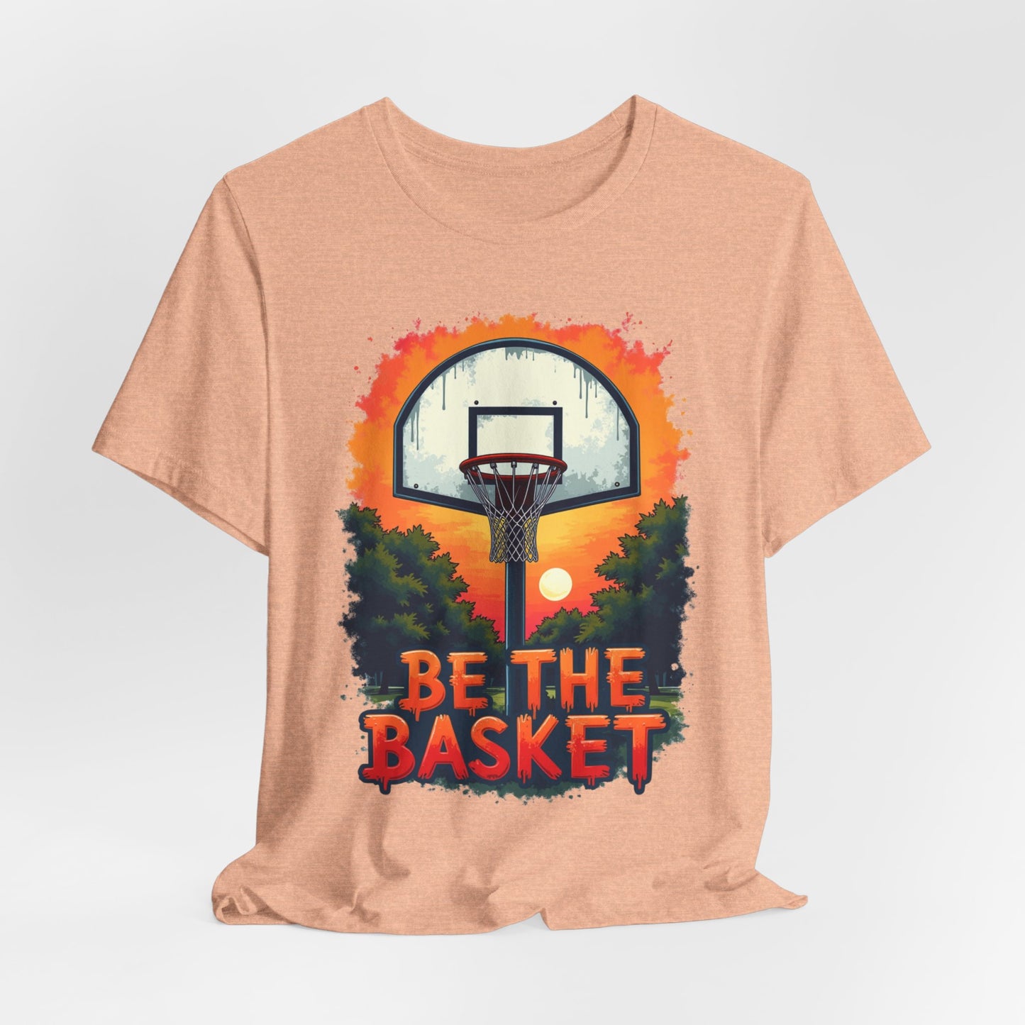 BE THE BASKET Basketball Outdoor 3 Orange Unisex T-Shirt