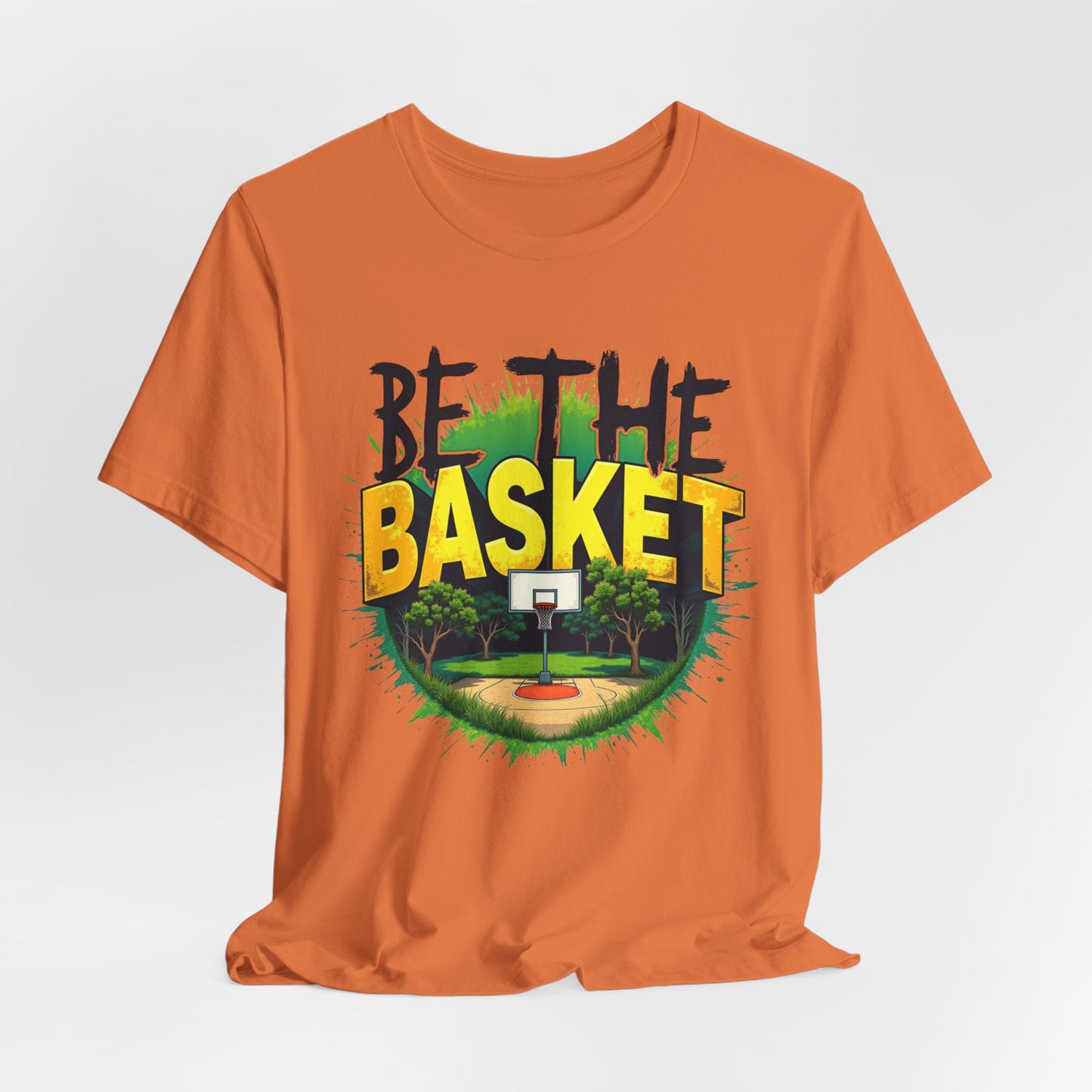 BE THE BASKET Basketball Outdoor Court 2 Unisex T-Shirt, Basketball Shirt