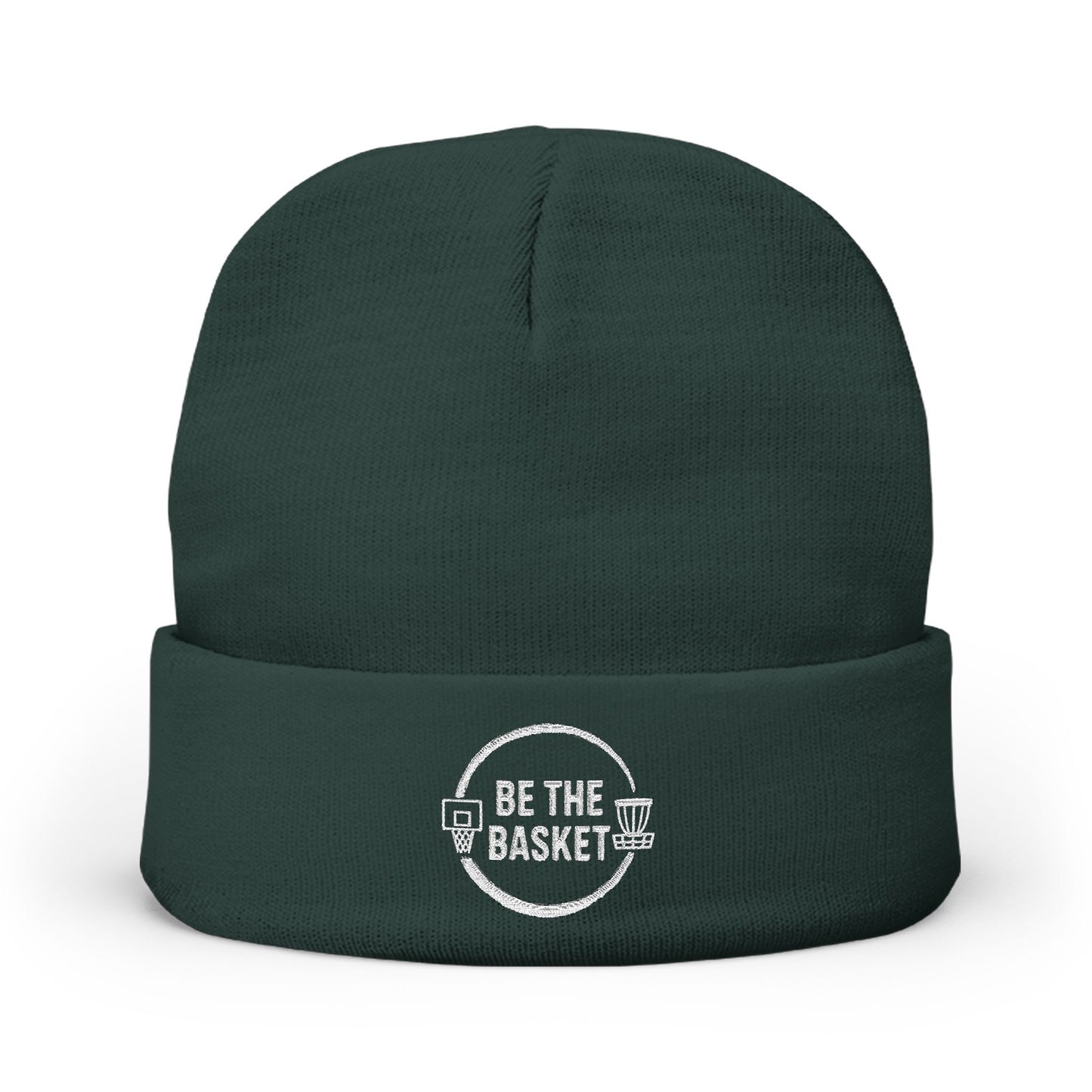 BE THE BASKET Logo Embroidered Knit Beanie