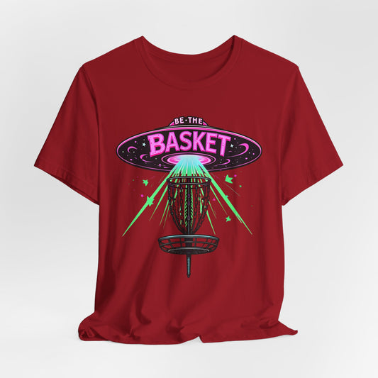 BE THE BASKET Disc Golf Cinco De Spaceship, Unisex T-Shirt, Disc Golf Shirt
