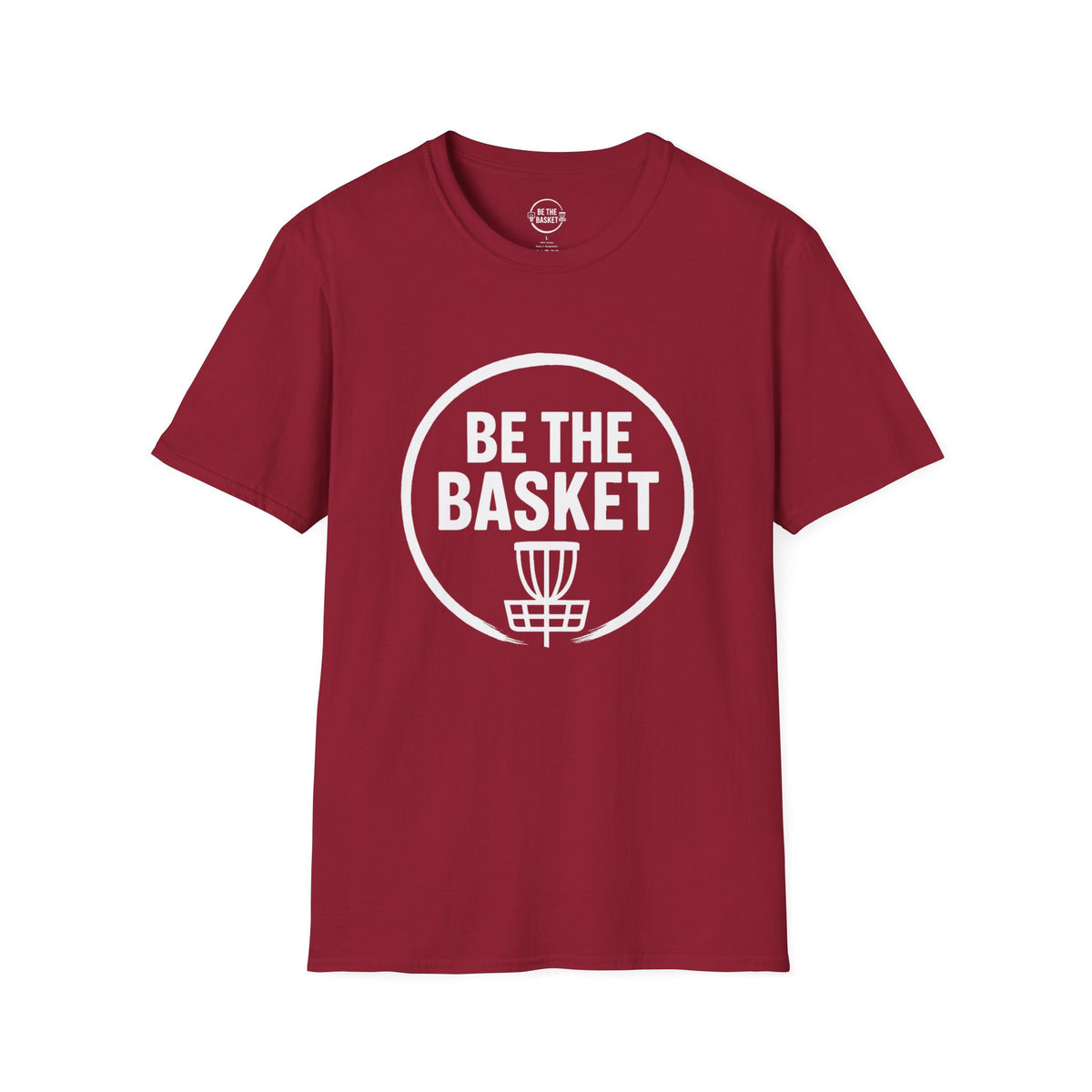 BE THE BASKET - Disc Golf Logo  - Gildan Unisex T-shirt
