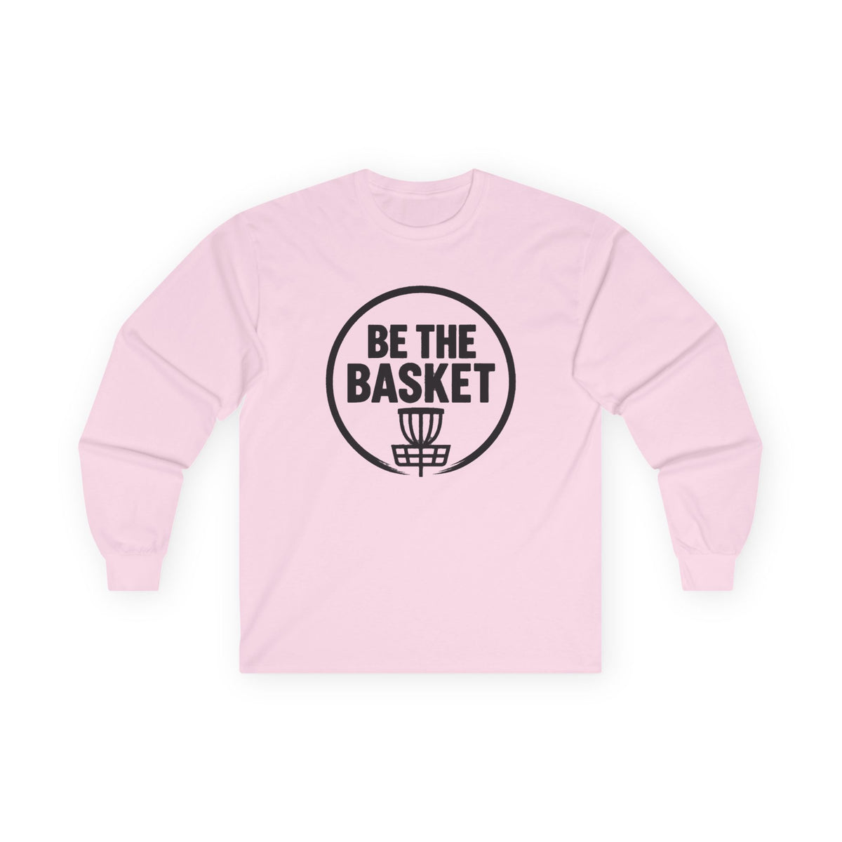 BE THE BASKET Disc Golf Logo Long Sleeve Shirt