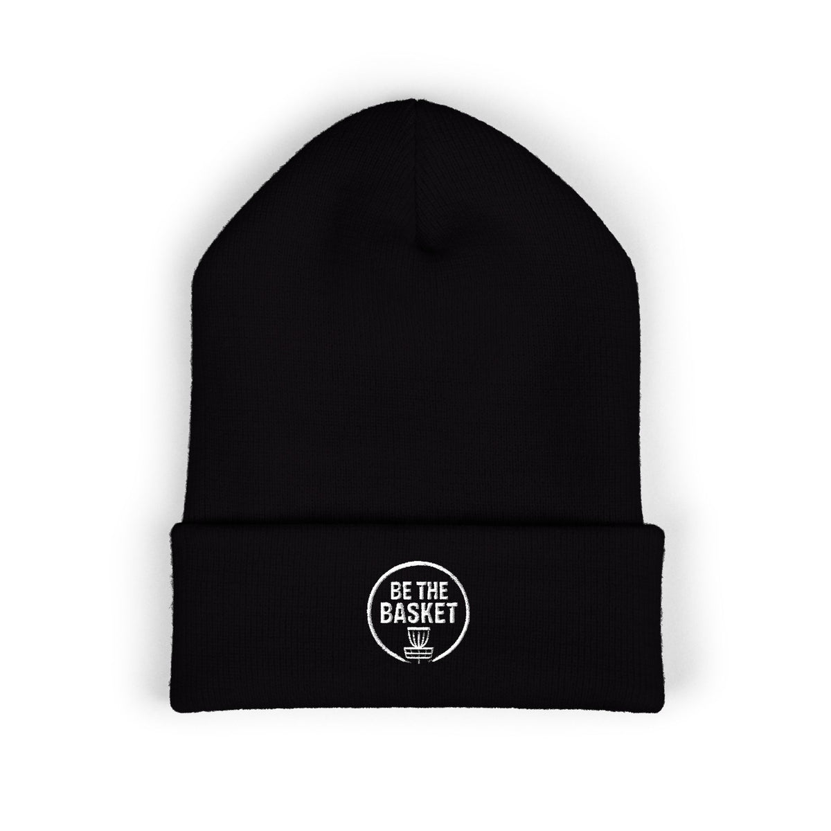 BE THE BASKET Disc Golf Logo Embroidered Beanie