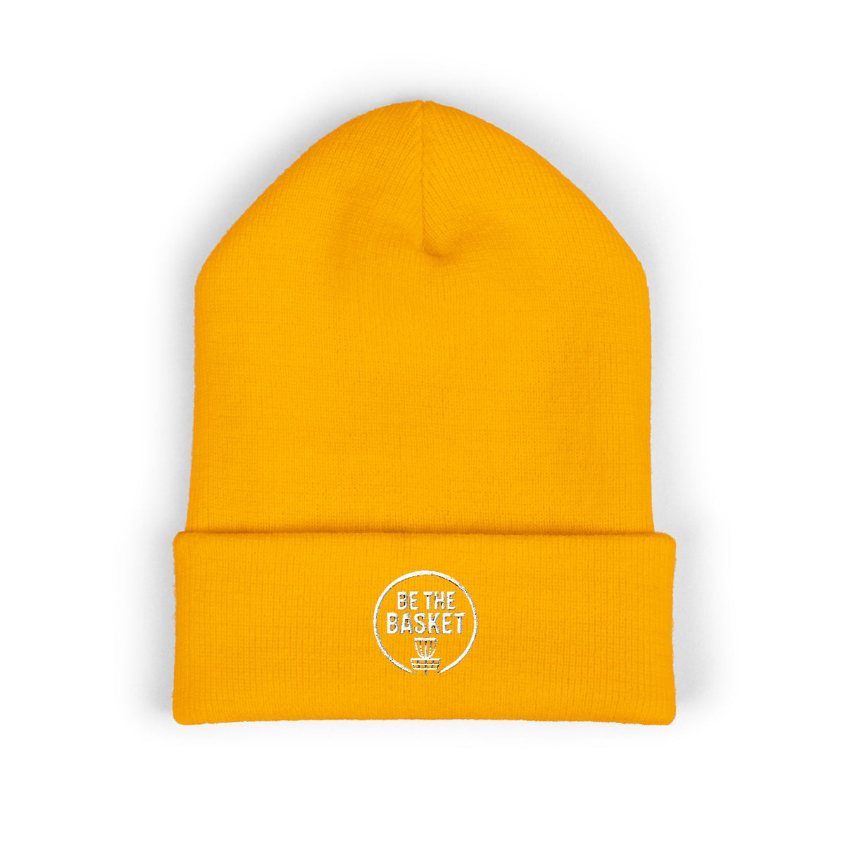 BE THE BASKET Disc Golf Logo Embroidered Beanie