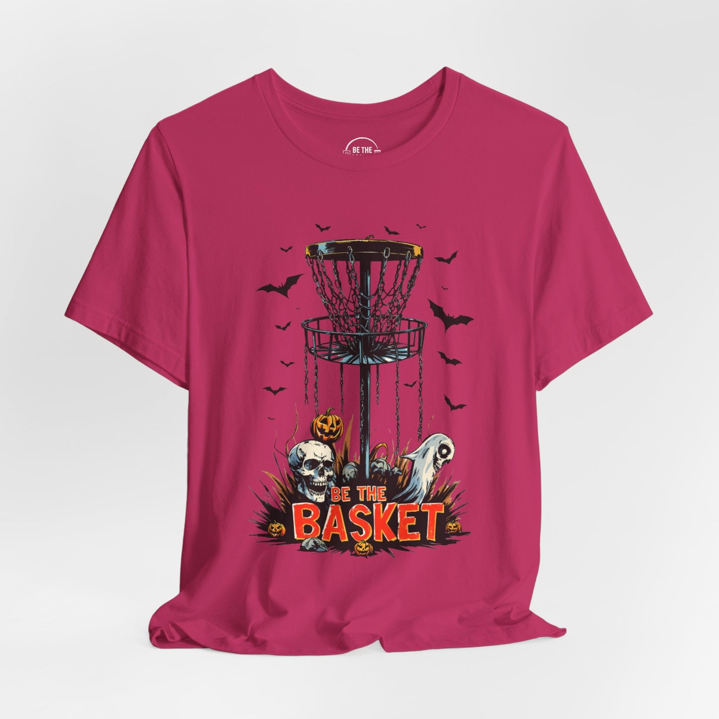 BE THE BASKET Disc Golf Halloween Design 12, Disc Golf Unisex T-Shirt