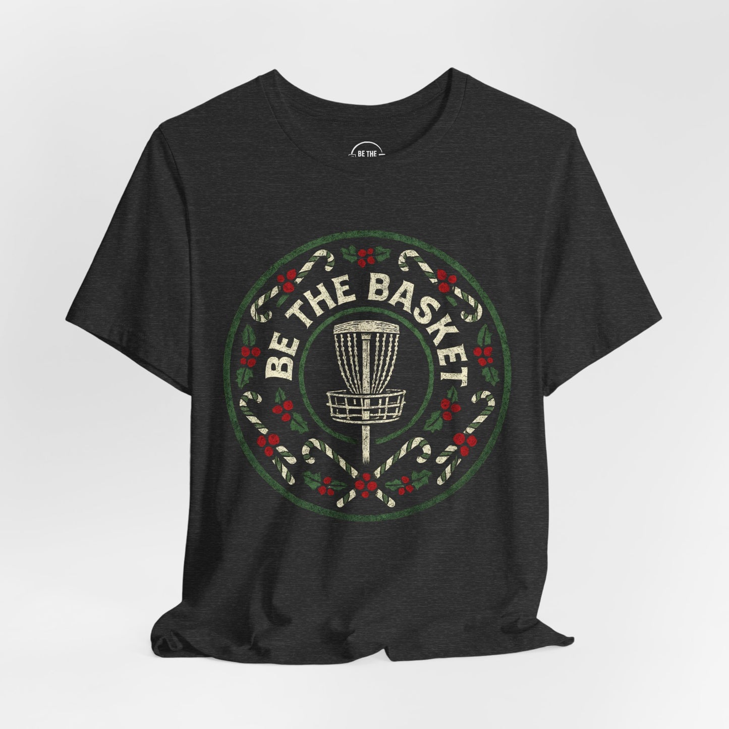 BE THE BASKET Disc Golf Christmas 5 - Disc Golf T-Shirt