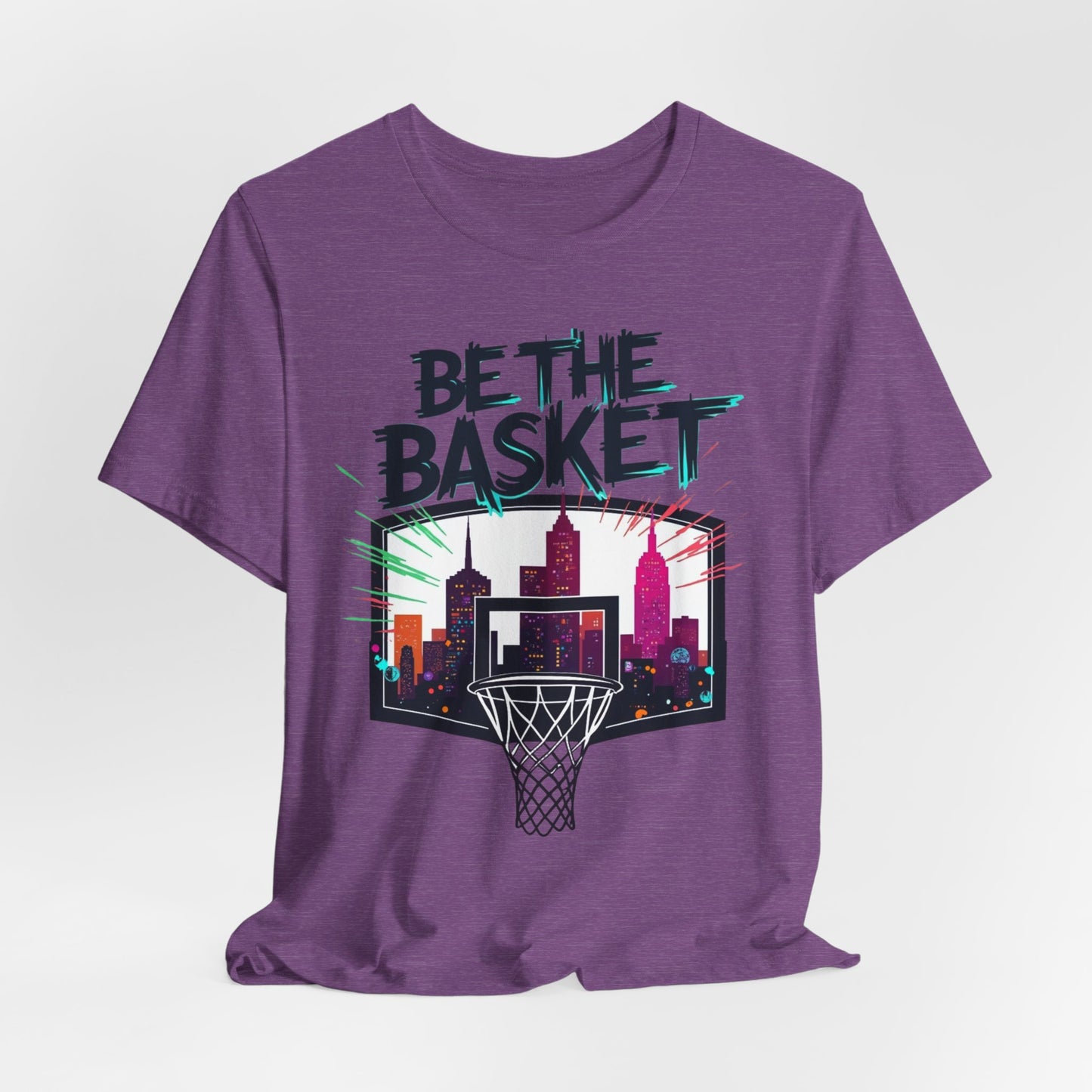 BE THE BASKET Skyline 5 Basketball Unisex T-Shirt, Basketball Shirt