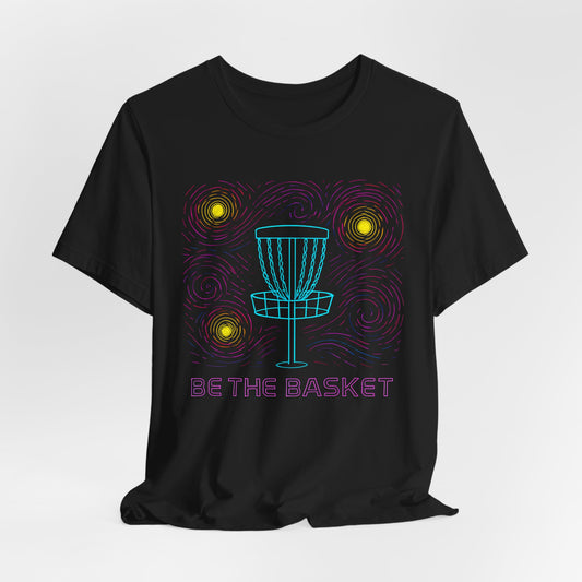 BE THE BASKET Disc Golf Van Gogh 3, Unisex T-Shirt, Disc Golf Shirt